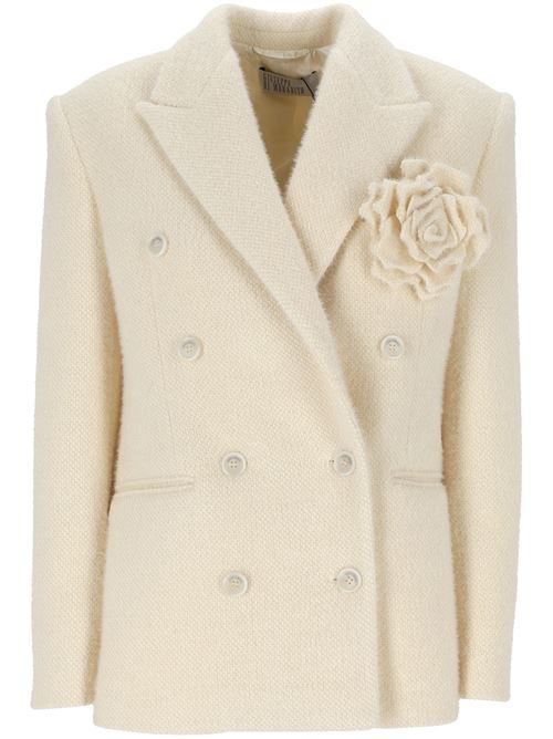 Beige brushed effect jacket GIUSEPPE DI MORABITO | 03PFJA075F0332402